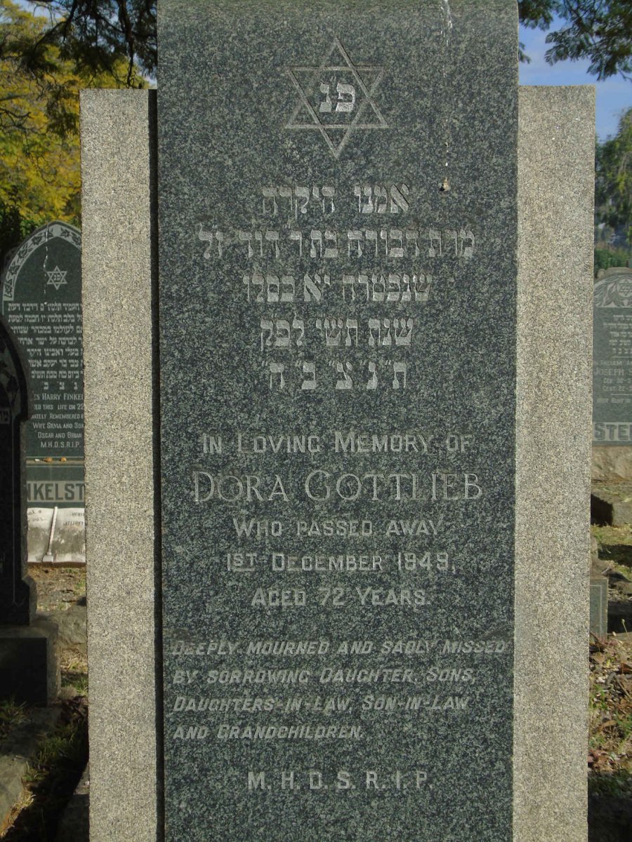 GOTTLIEB Dora -1949
