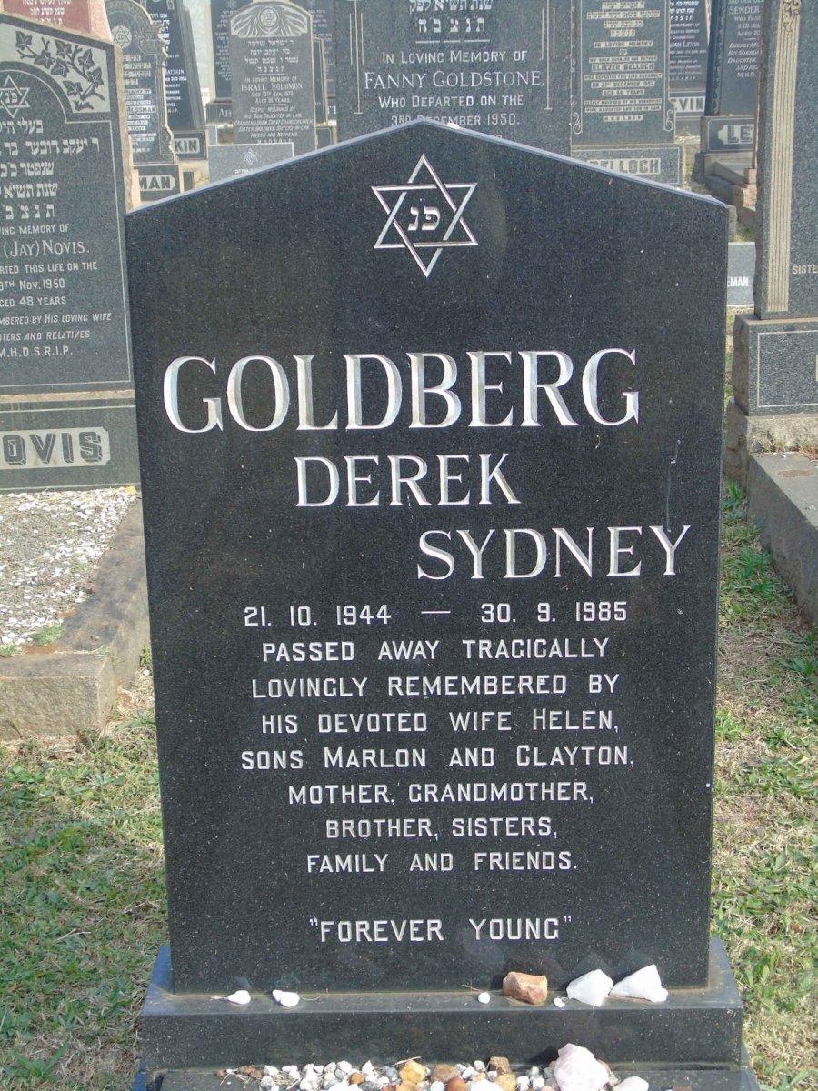 GOLDBERG Derek Sydney 1944-1985