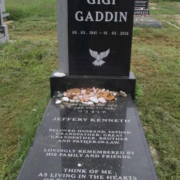 GADDIN Jeffery Kenneth 1941-2018