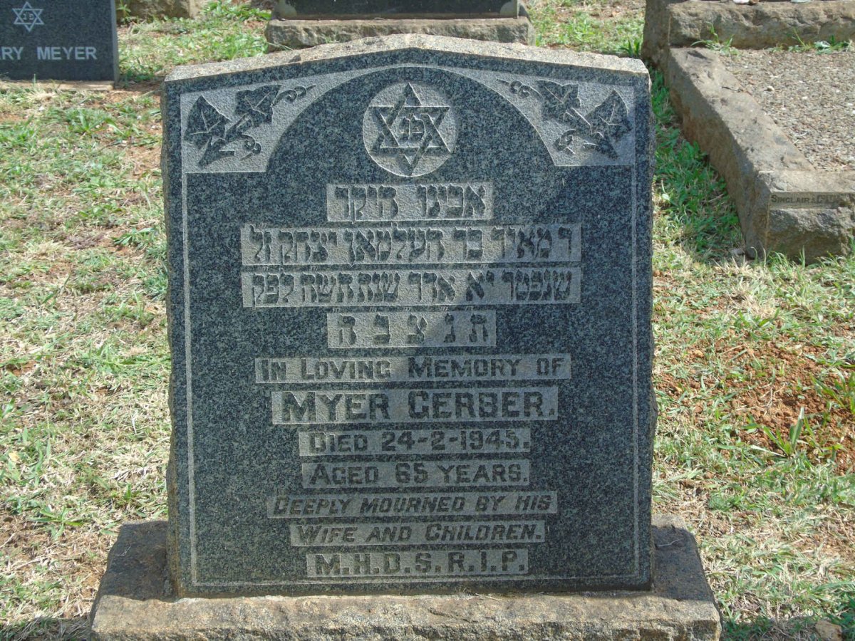 GERBER Myer -1945