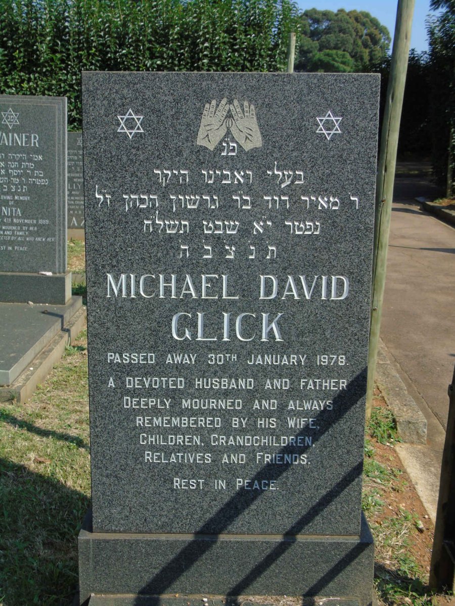 GLICK Michael David -1978
