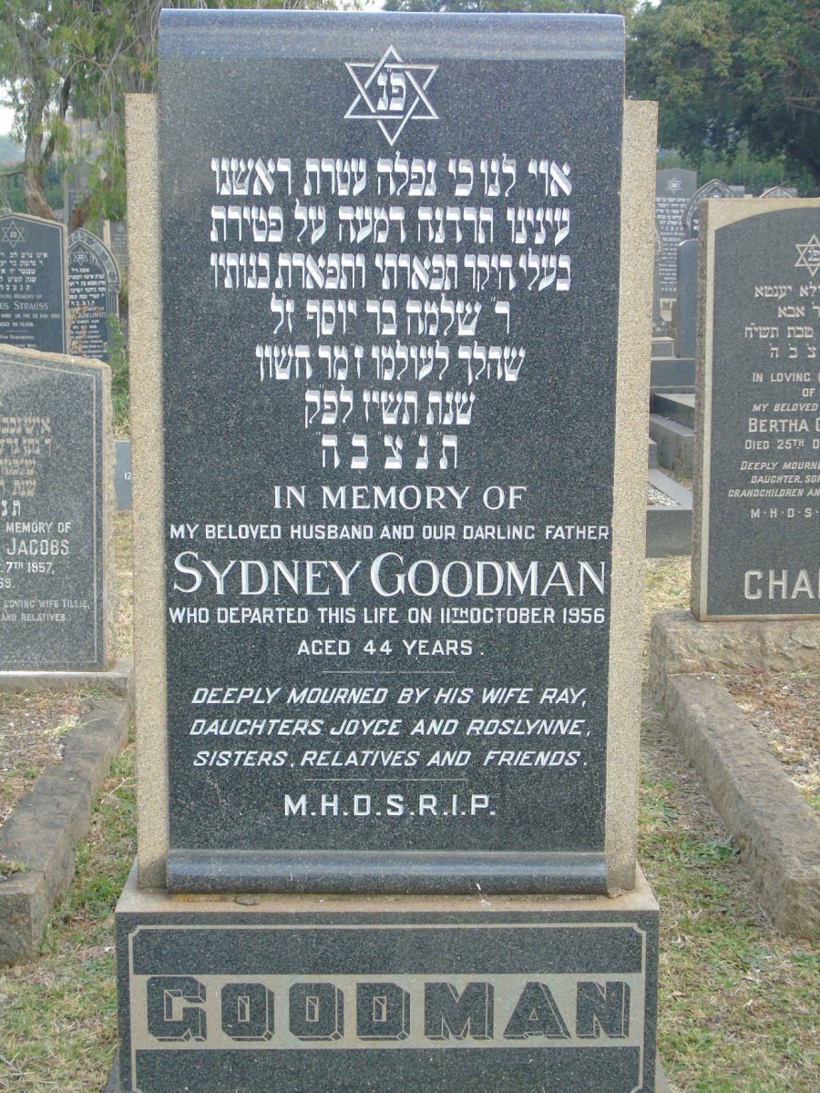 GOODMAN Sydney -1956