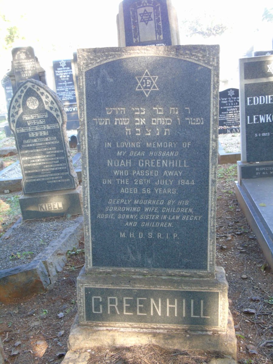GREENHILL Noah -1944