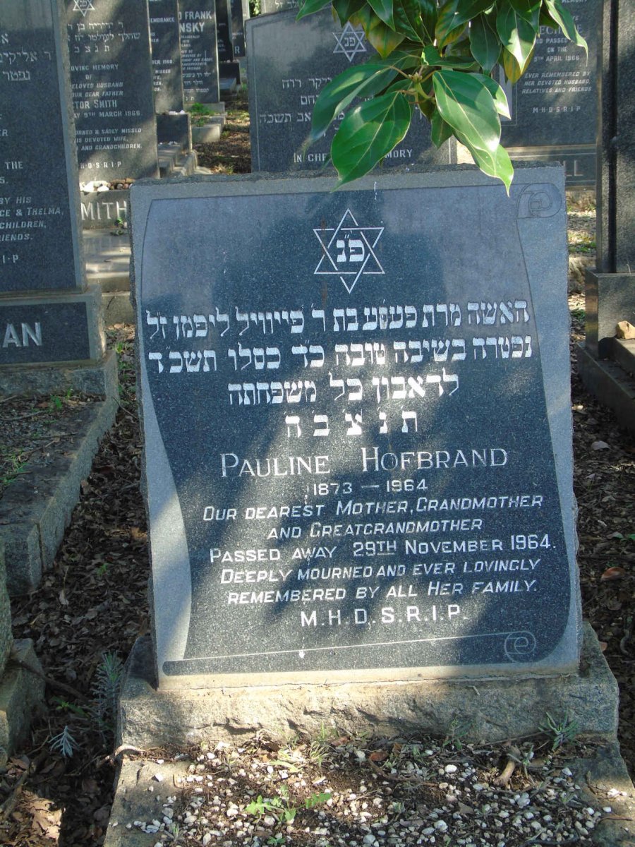 HOFBRAND Pauline 1873-1964