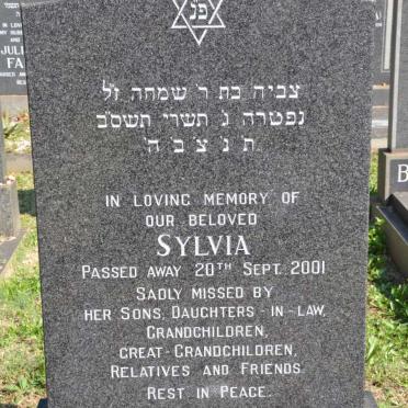 HORWITZ Sylvia -2001