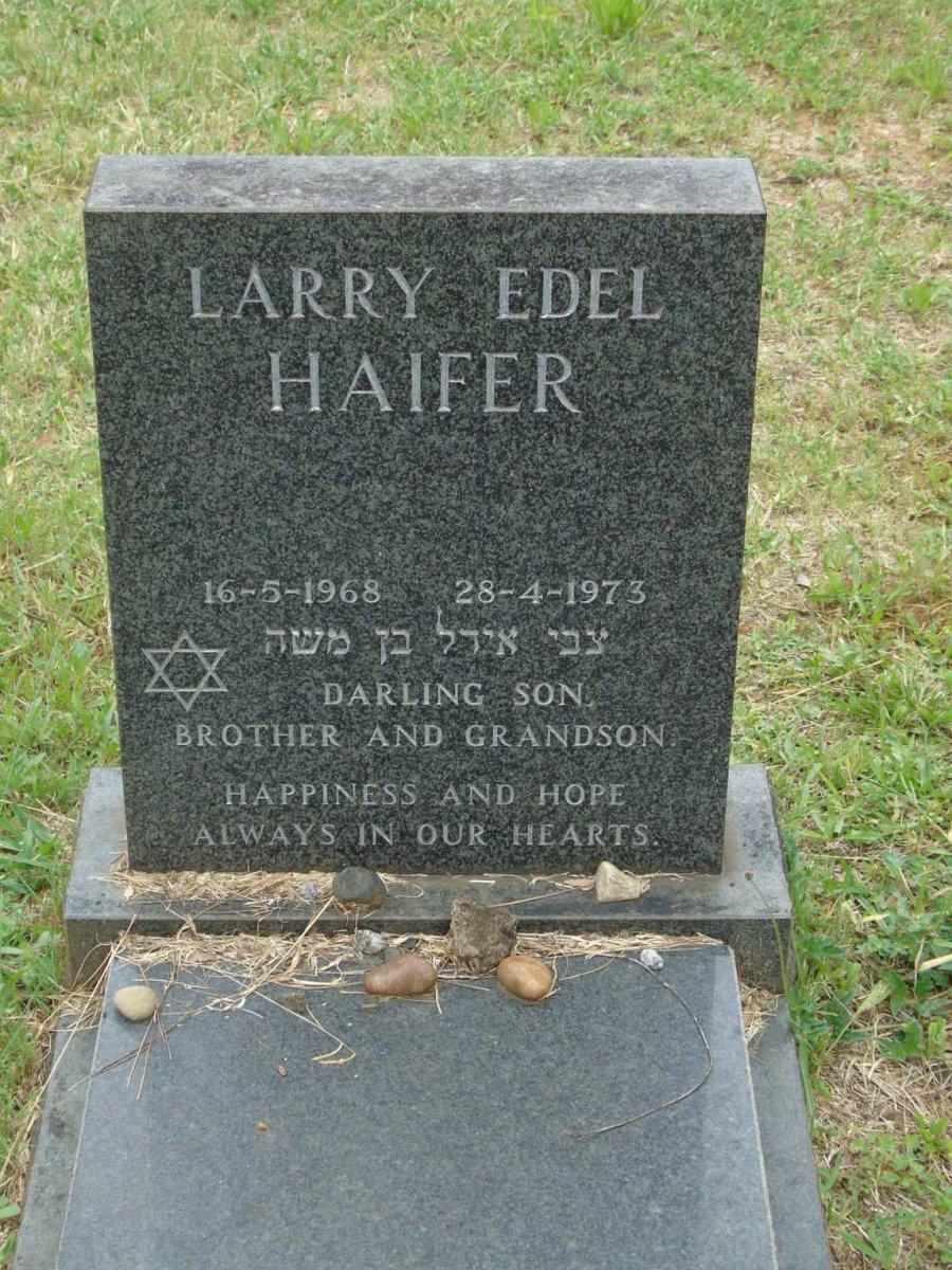 HAIFER Larry Edel 1968-1973