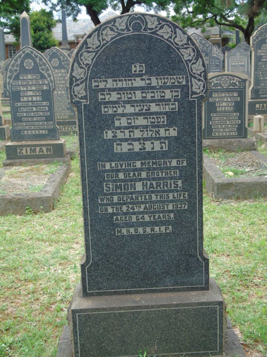 HARRIS Simon -1937
