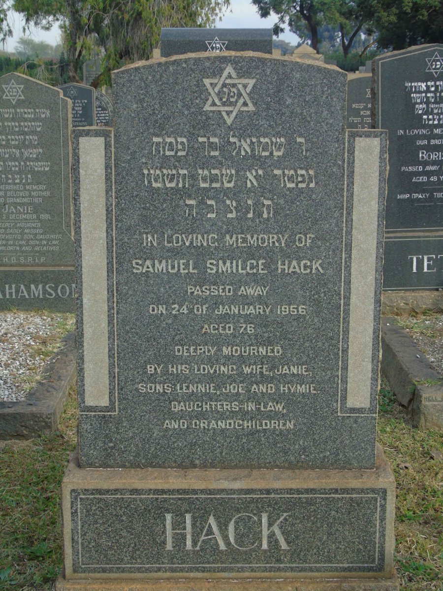 HACK Samuel Smilge -1956