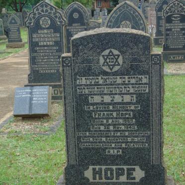 HOPE Frank 1883-1943