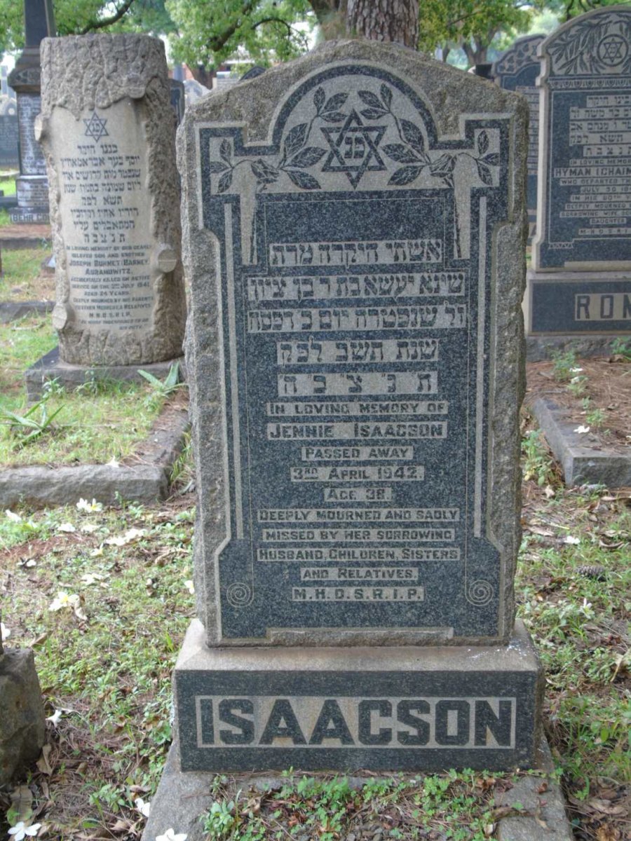 ISAACSON Jennie -1942