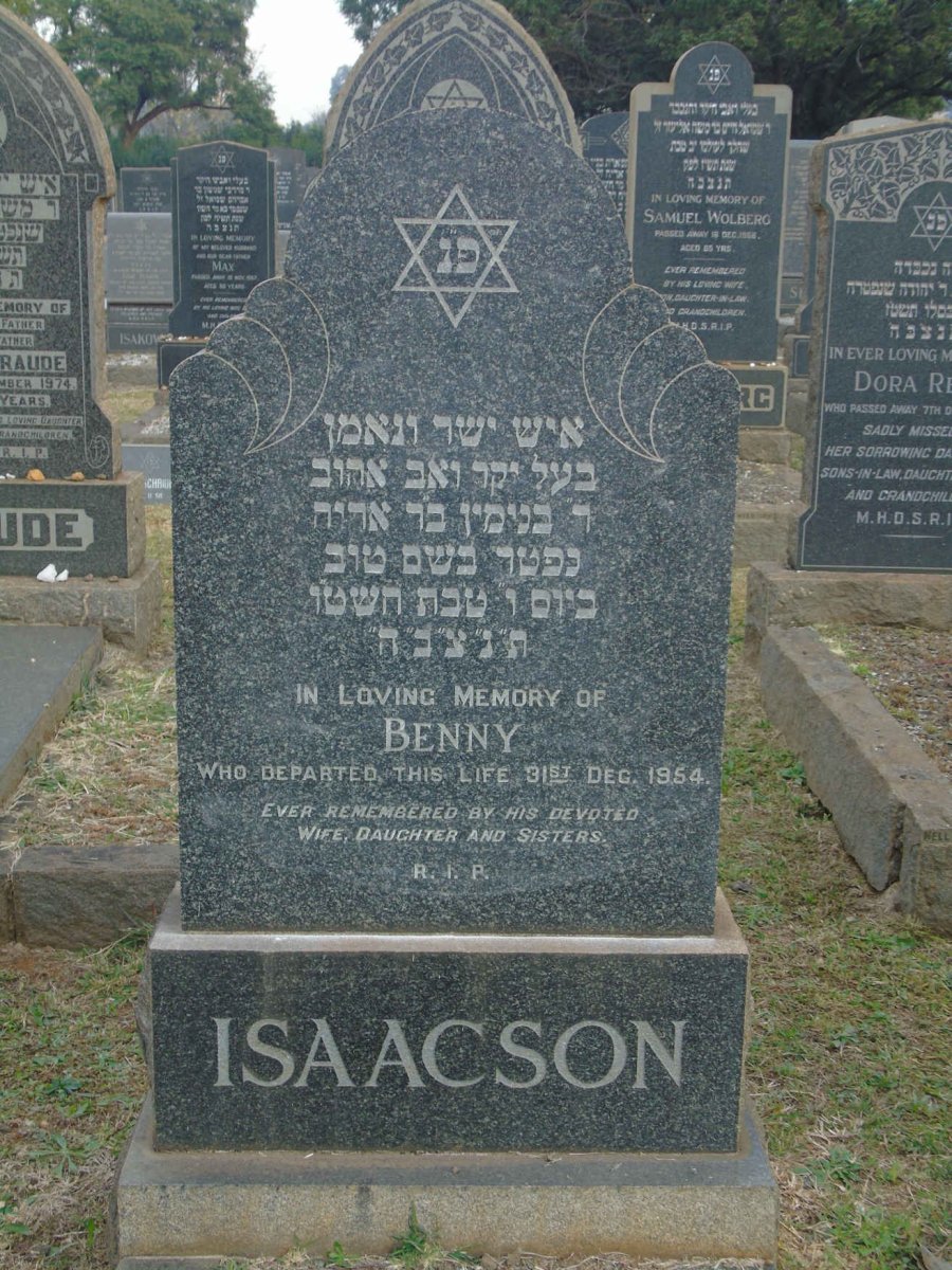 ISAACSON Benny -1954