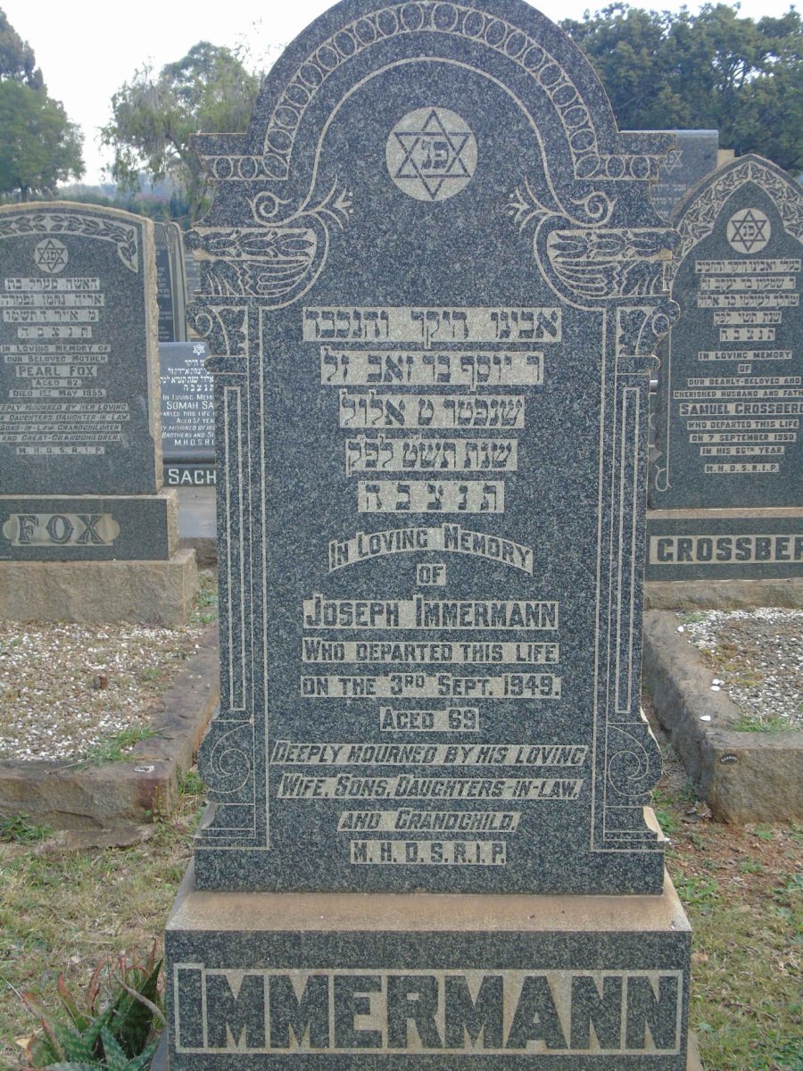 IMMERMANN Joseph -1949