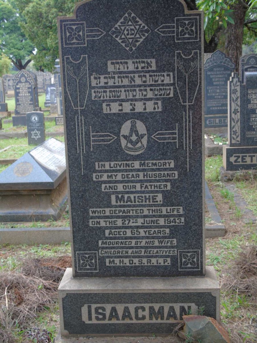 ISAACMAN Maishe -1943