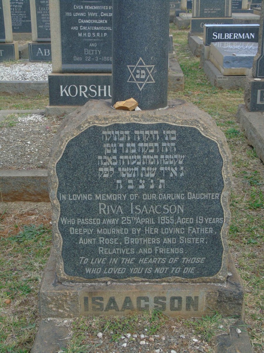 ISAACSON Riva -1955