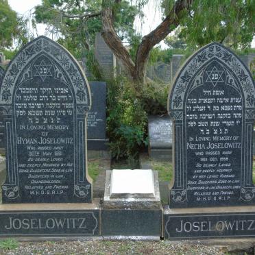 JOSELOWITZ Hyman -1961 & Necha -1959