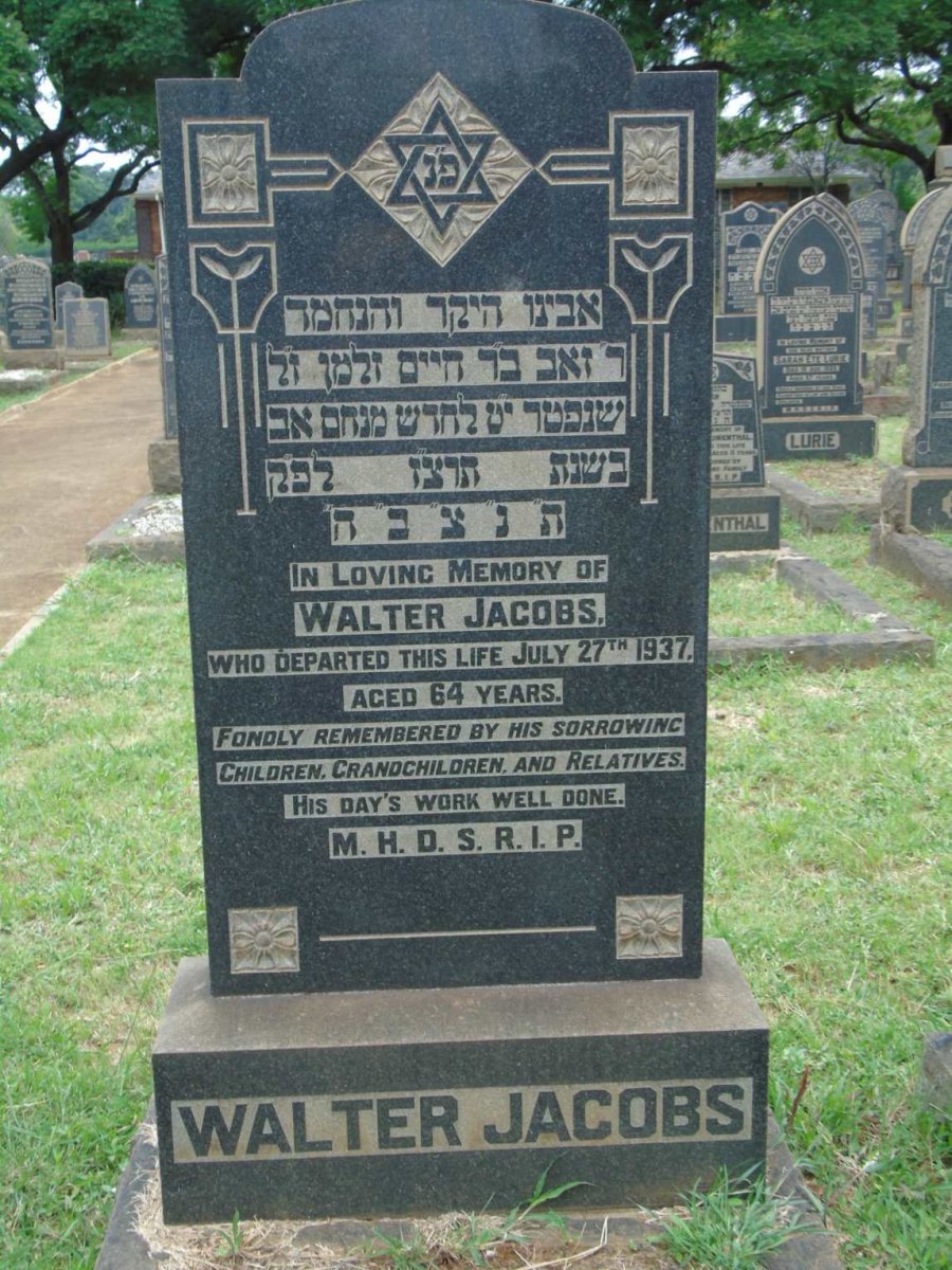 JACOBS Walter -1937