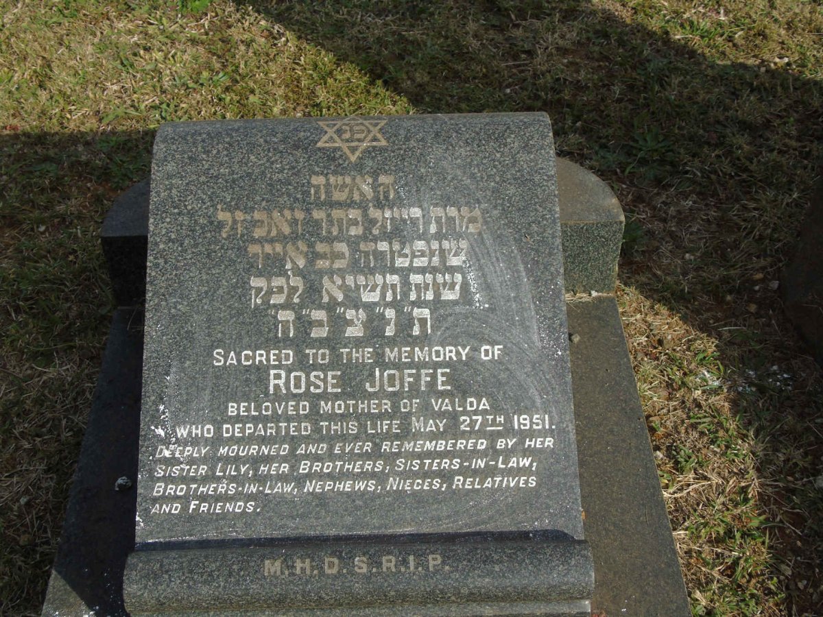 JOFFE Rose -1951