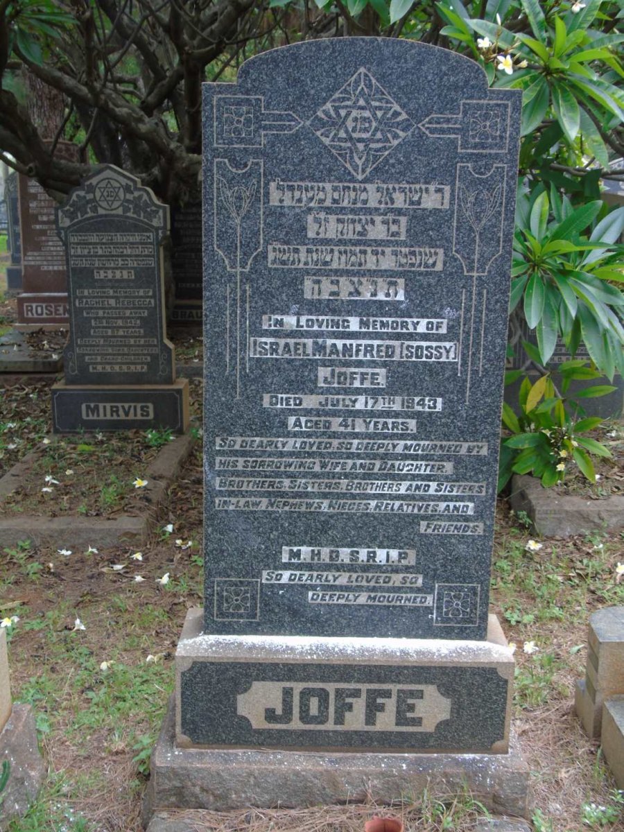 JOFFE Israel Manfred -1943