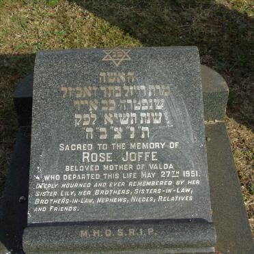 JOFFE Rose -1951