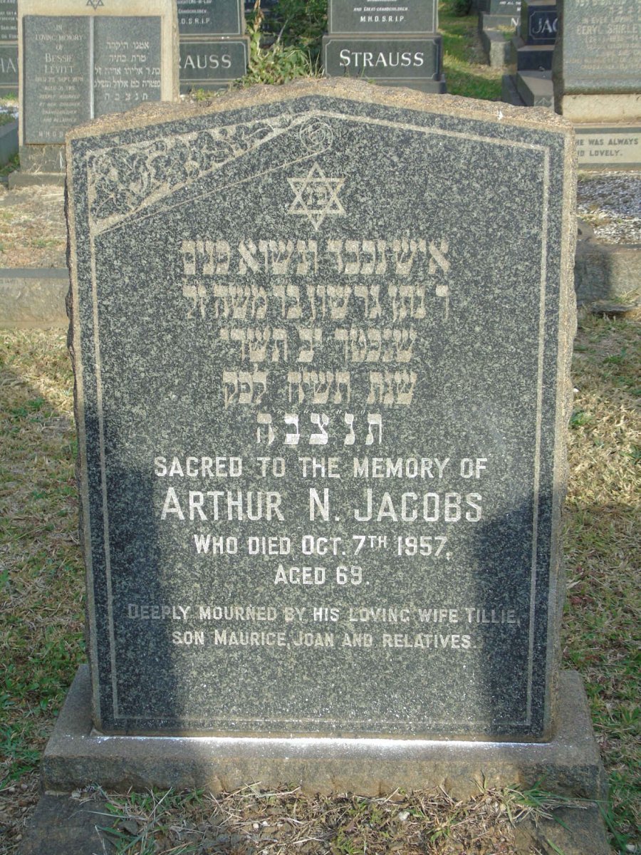 JACOBS Arthur N. -1957