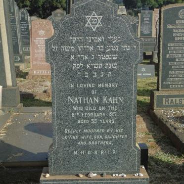 KAHN Nathan -1951