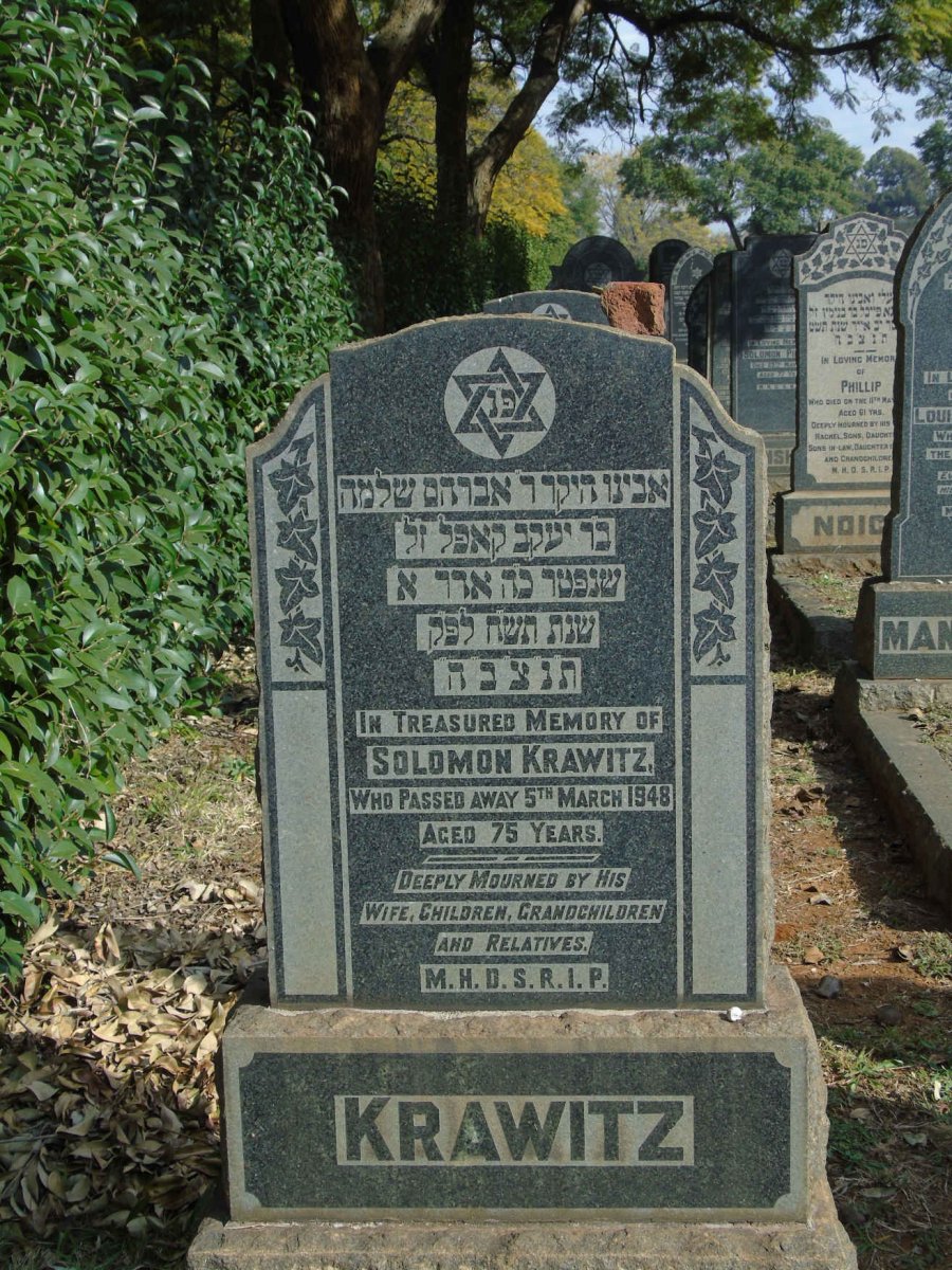 KRAWITZ Solomon -1948