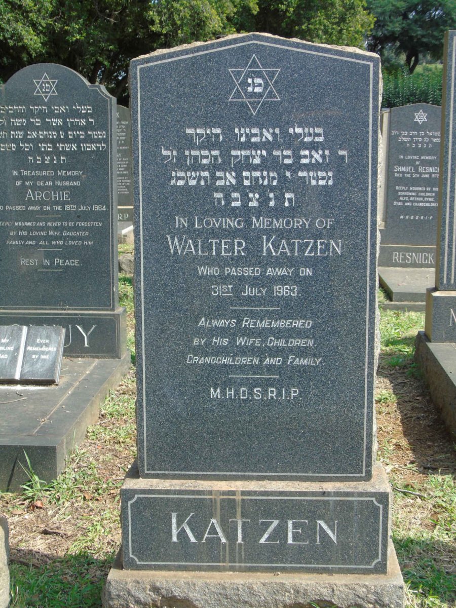 KATZEN Walter -1963