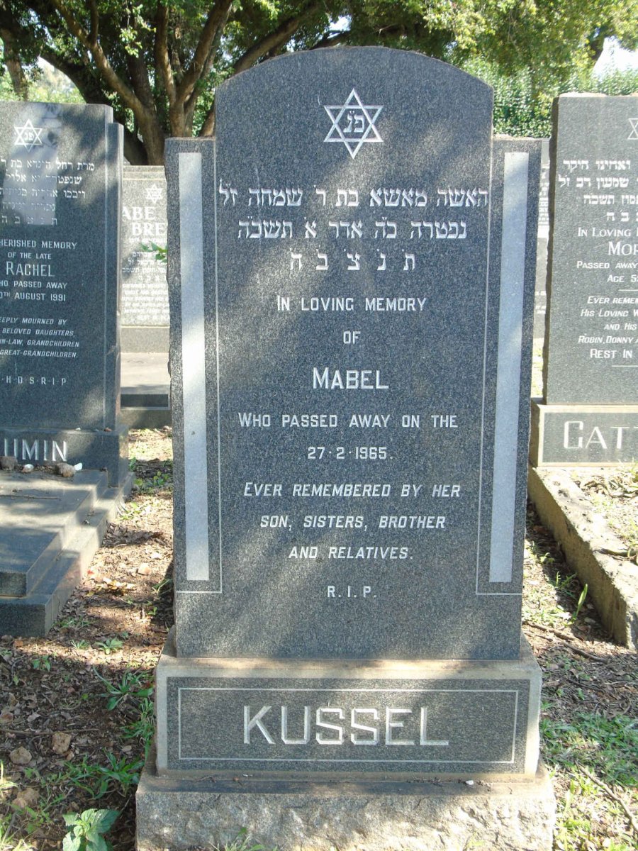 KUSSEL Mabel -1965