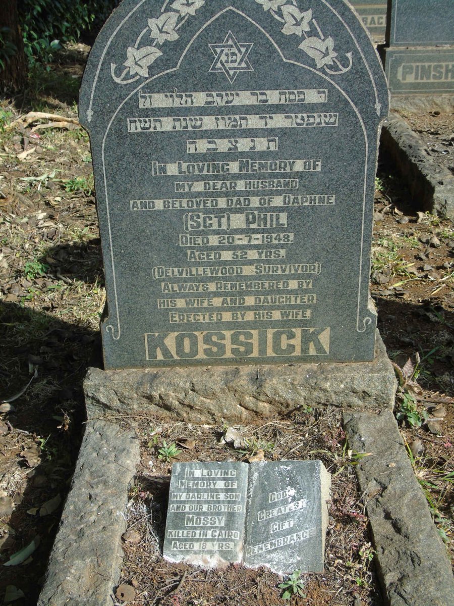 KOSSICK Phil -1948 :: KOSSICK Mossy