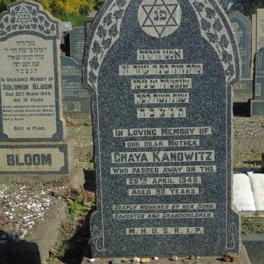 KANOWITZ Chaya -1948