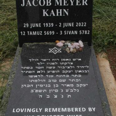 KAHN Jacob Meyer 1939-2022