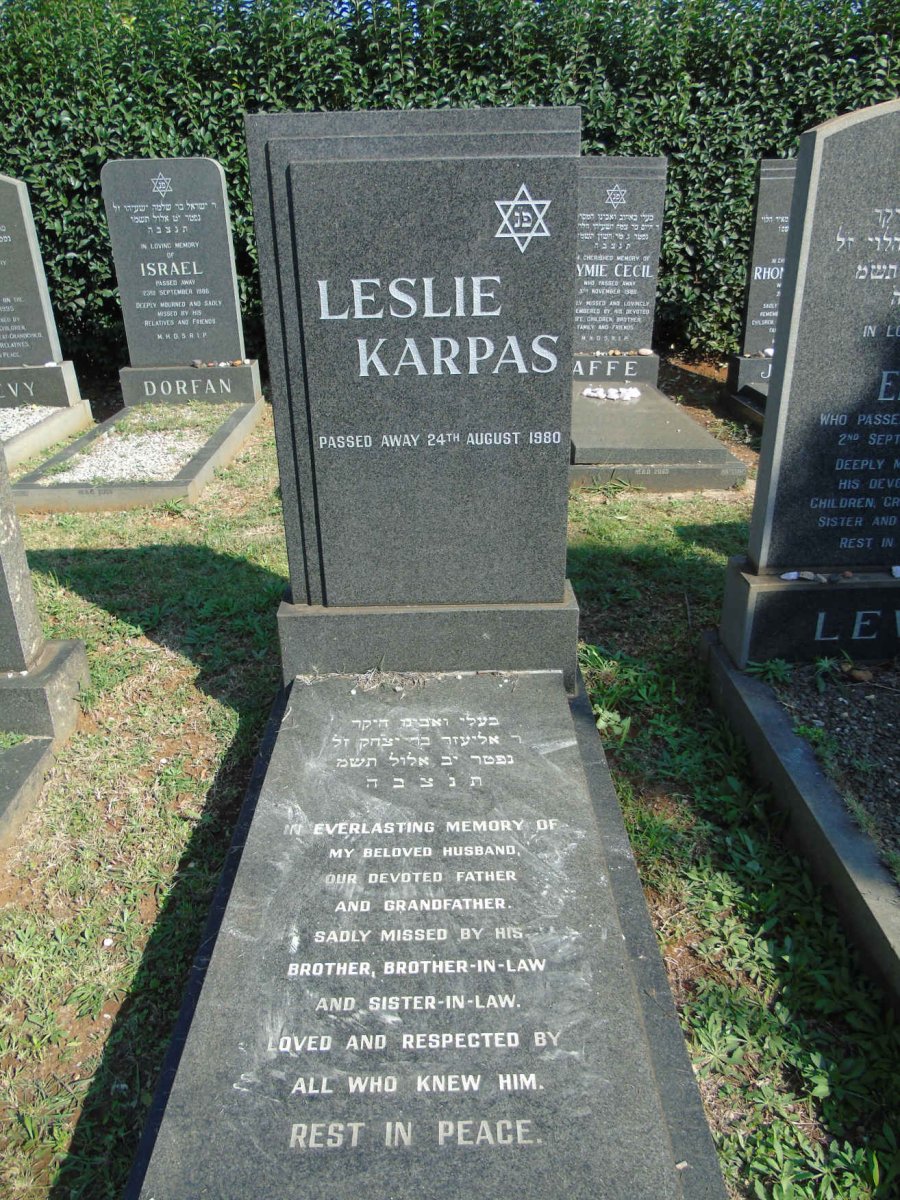 KARPAS Leslie -1980