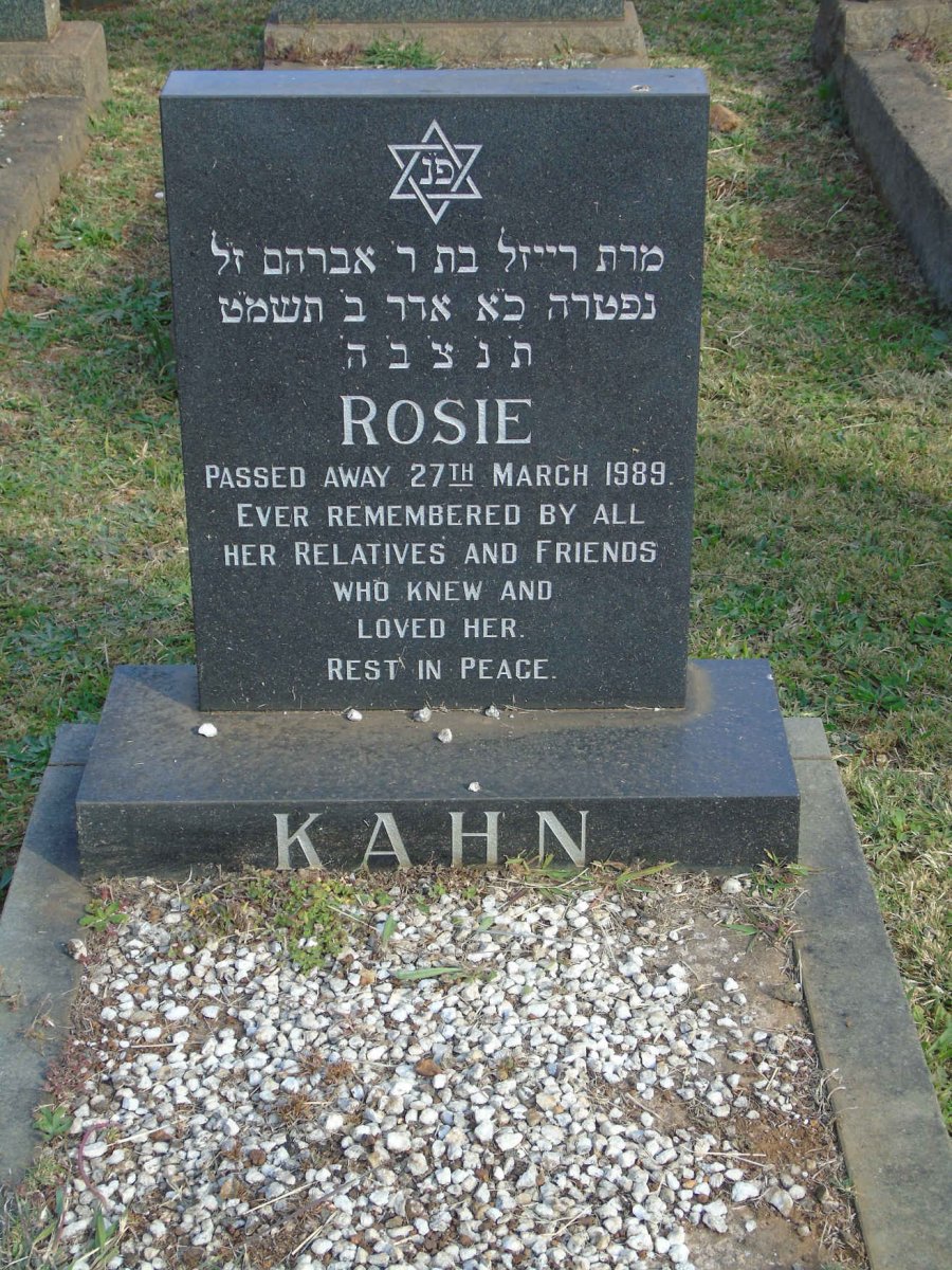 KAHN Rosie -1989