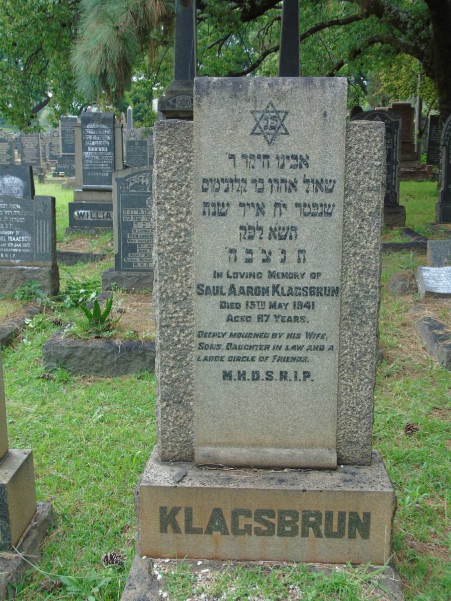 KLAGSBRUN Saul Aaron -1941