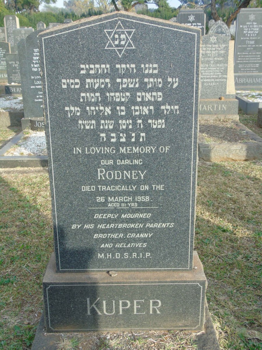 KUPER Rodney -1958