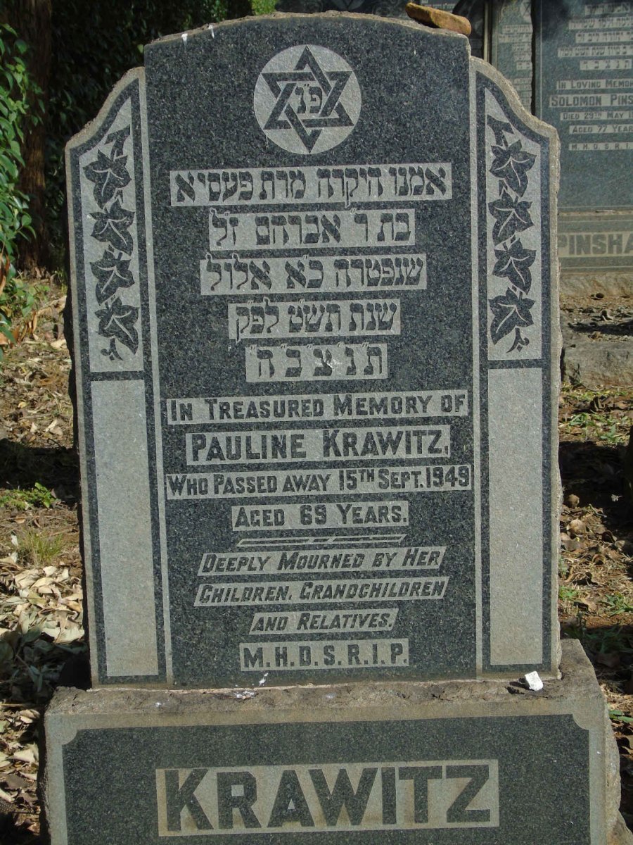 KRAWITZ Pauline -1949