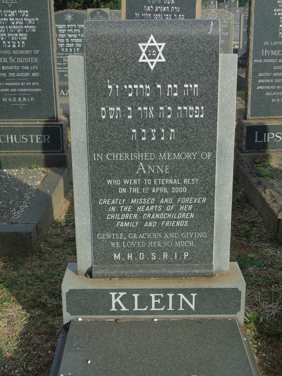 KLEIN Anne -2000