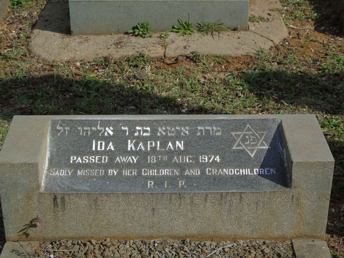 KAPLAN Ida -1974