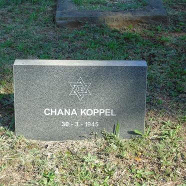KOPPEL Chana -1945