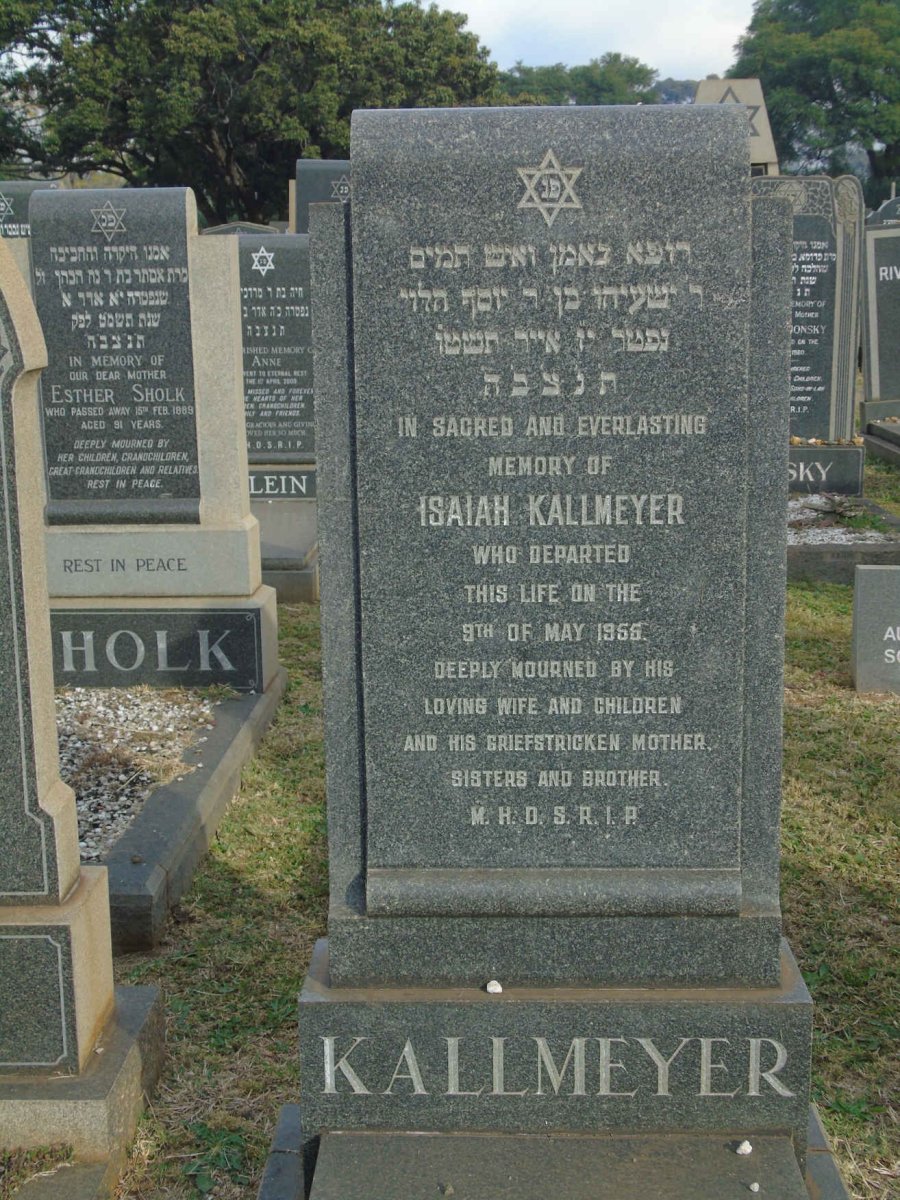 KALLMEYER Isaiah -1955
