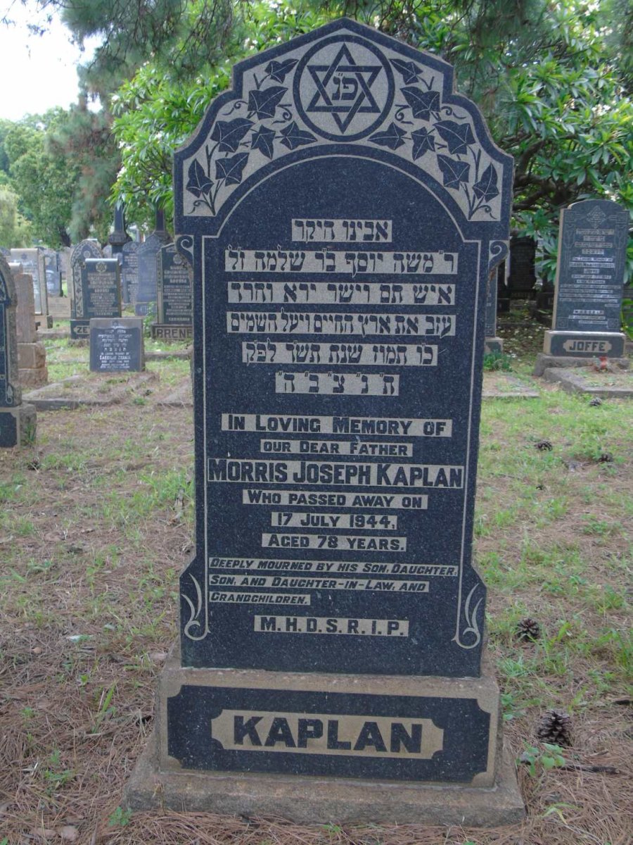 KAPLAN Morris Joseph -1944