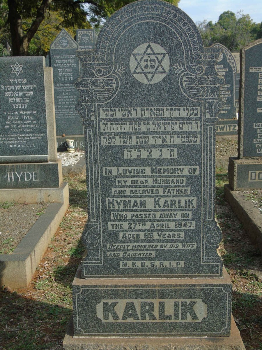 KARLIK Hyman -1947