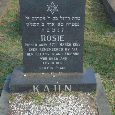 KAHN Rosie -1989