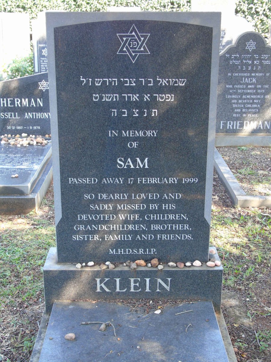 KLEIN Sam -1999
