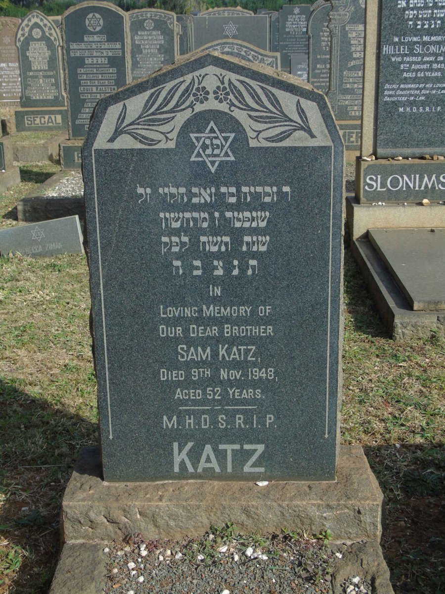 KATZ Sam -1948