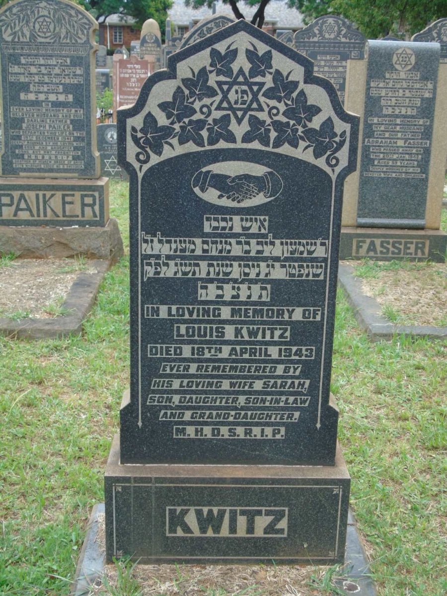 KWITZ Louis -1943