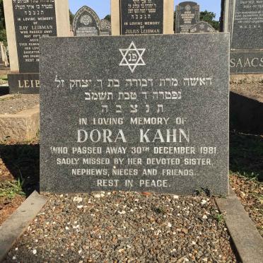 KAHN Dora -1981