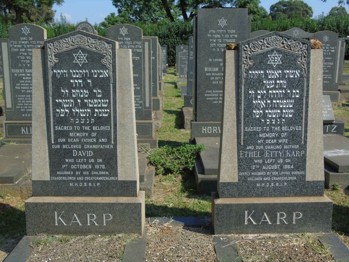 KARP David -1976 & Ethel -1964