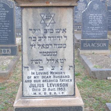 LEVINSON Julius -1953