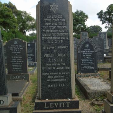 LEVITT Philip Judah -1961